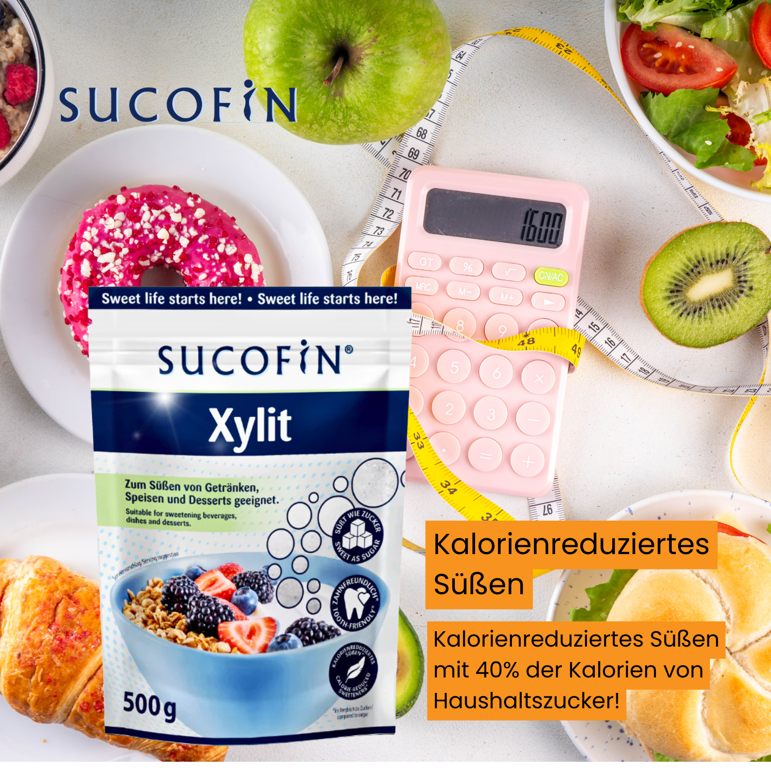SUCOFIN Xylit 10 x 500g