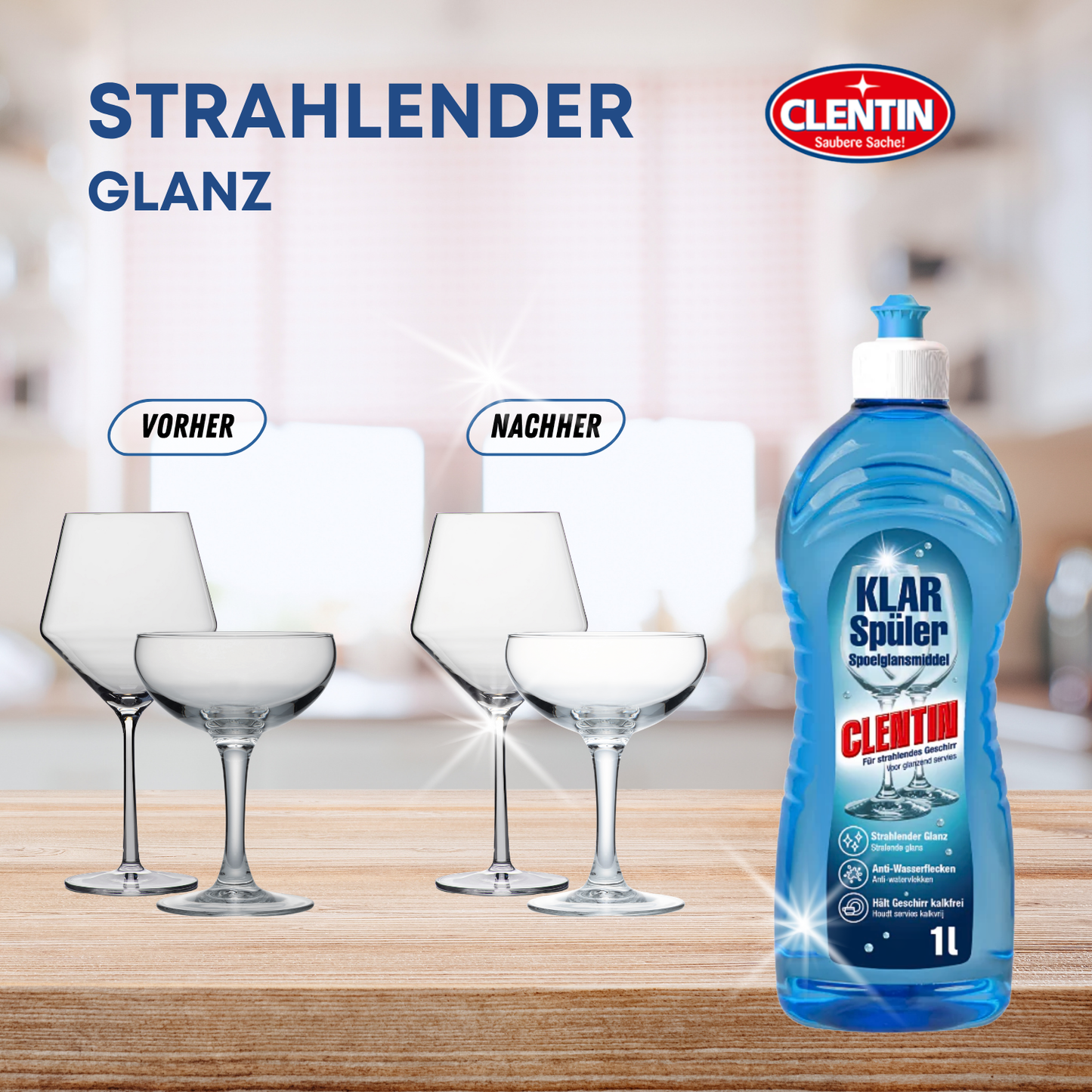 CLENTIN Klarspüler 1000ml