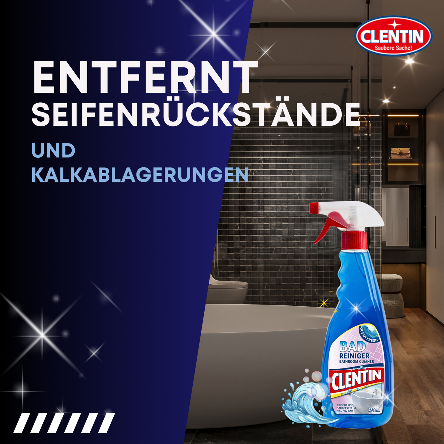 CLENTIN Badreiniger 750ml