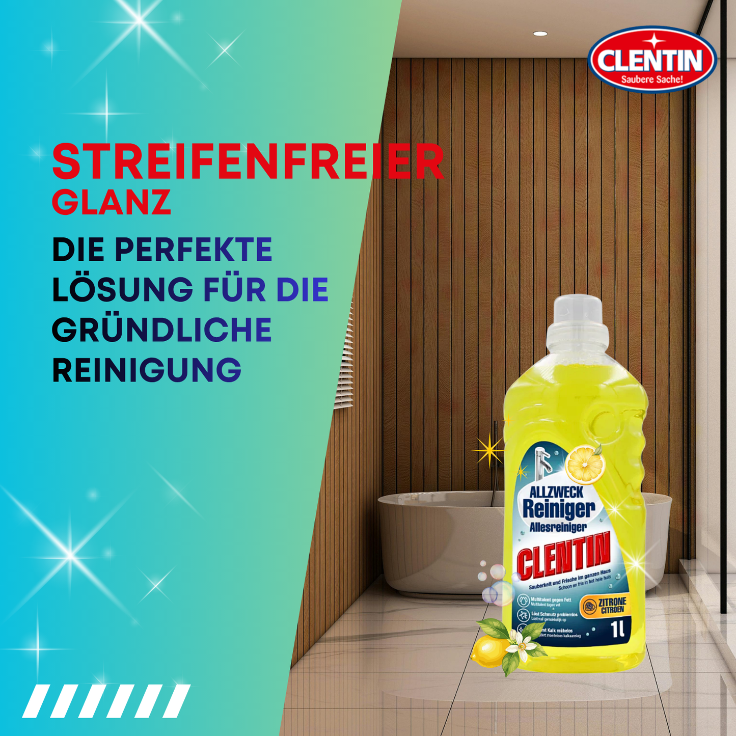 CLENTIN Allzweckreiniger Citrusfrische 1L
