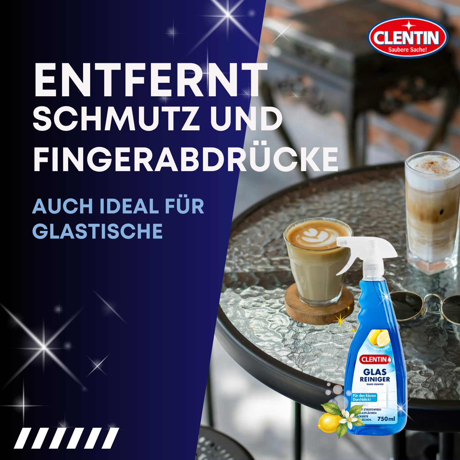 CLENTIN Glasreiniger 750ml
