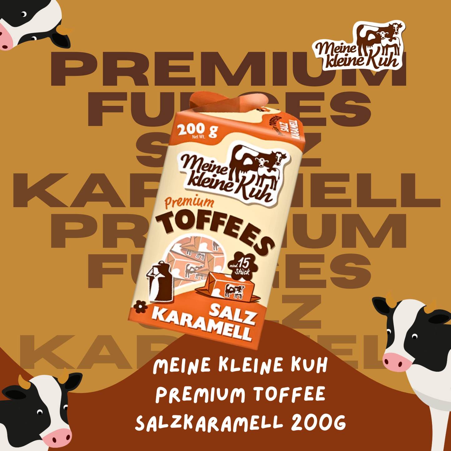 MEINE KLEINE KUH Premium Fudges Salzkaramell 200g
