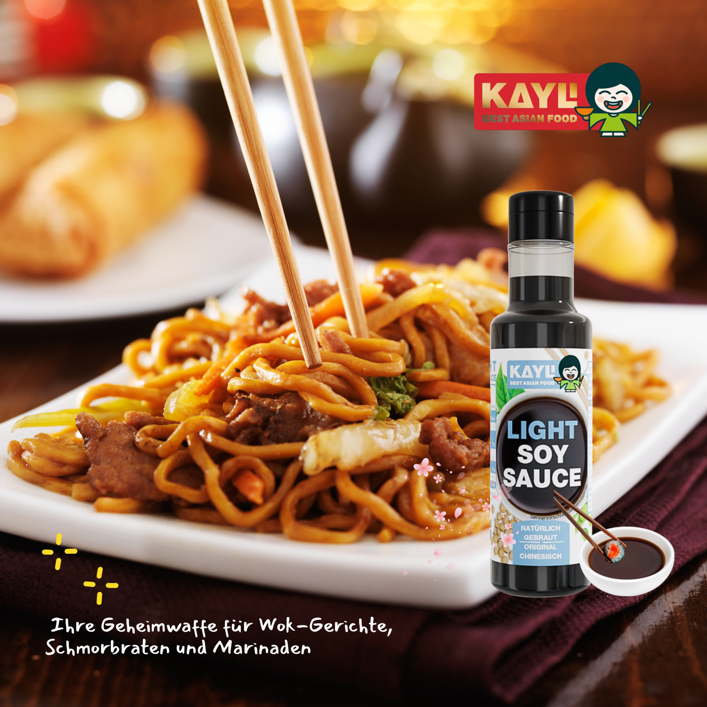 KAY LI Sojasauce hell 12 x 150ml