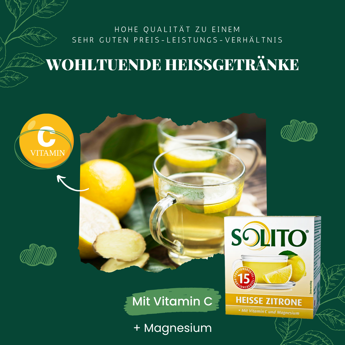 SOLITO Früchtetee Heiße Zitrone 1 x 150g