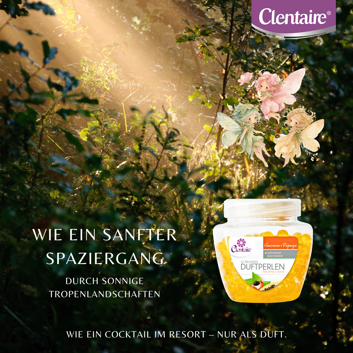 CLENTAIRE Duftperlen Guarana + Papaya 12 x 200g