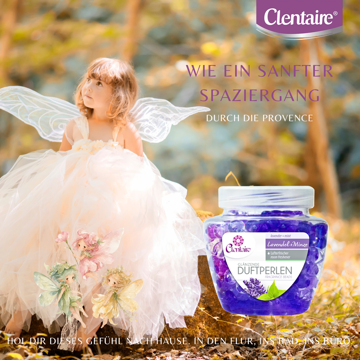 CLENTAIRE Duftperlen Lavendel + Minze 12 x 200g