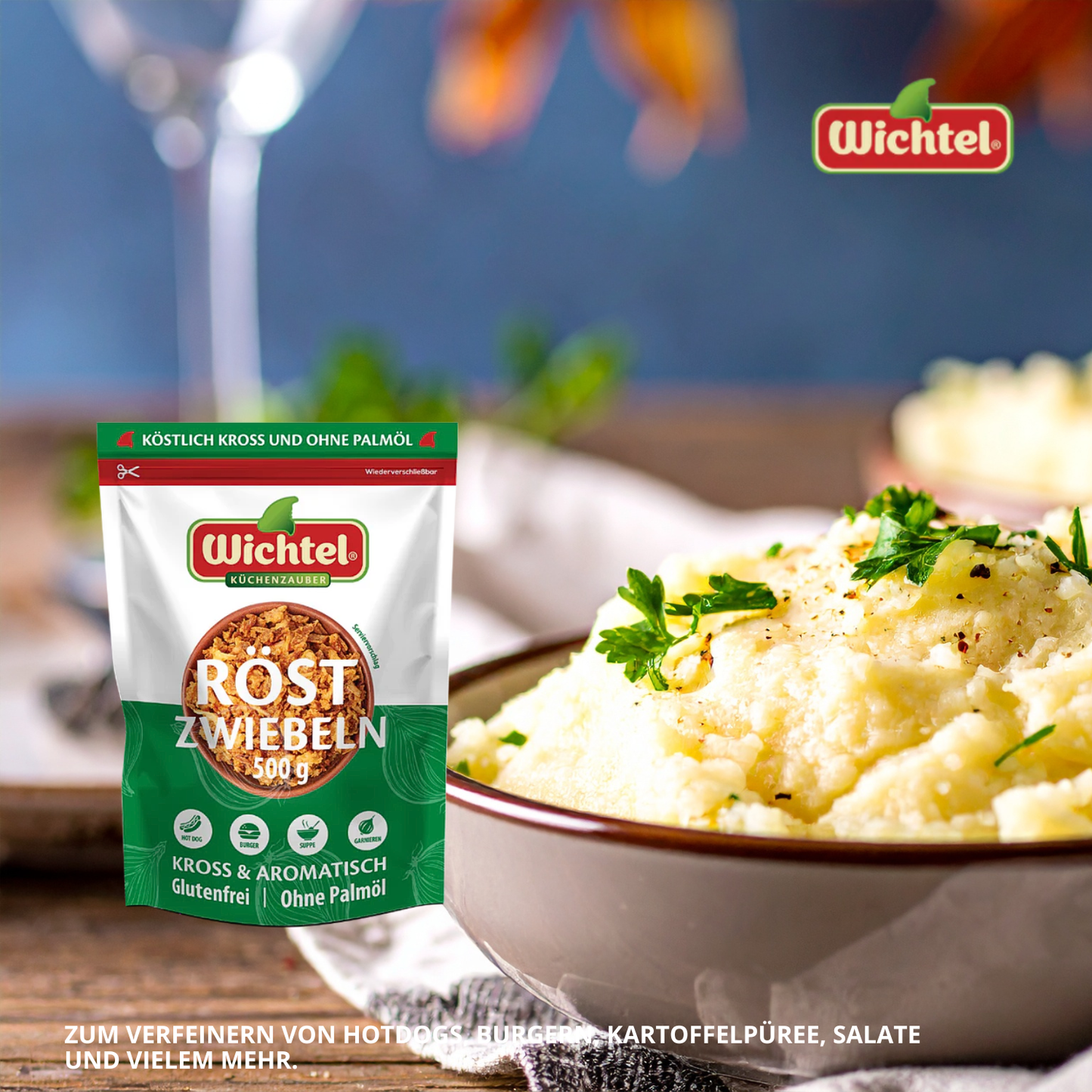 WICHTEL Röstzwiebeln 12 x 500g