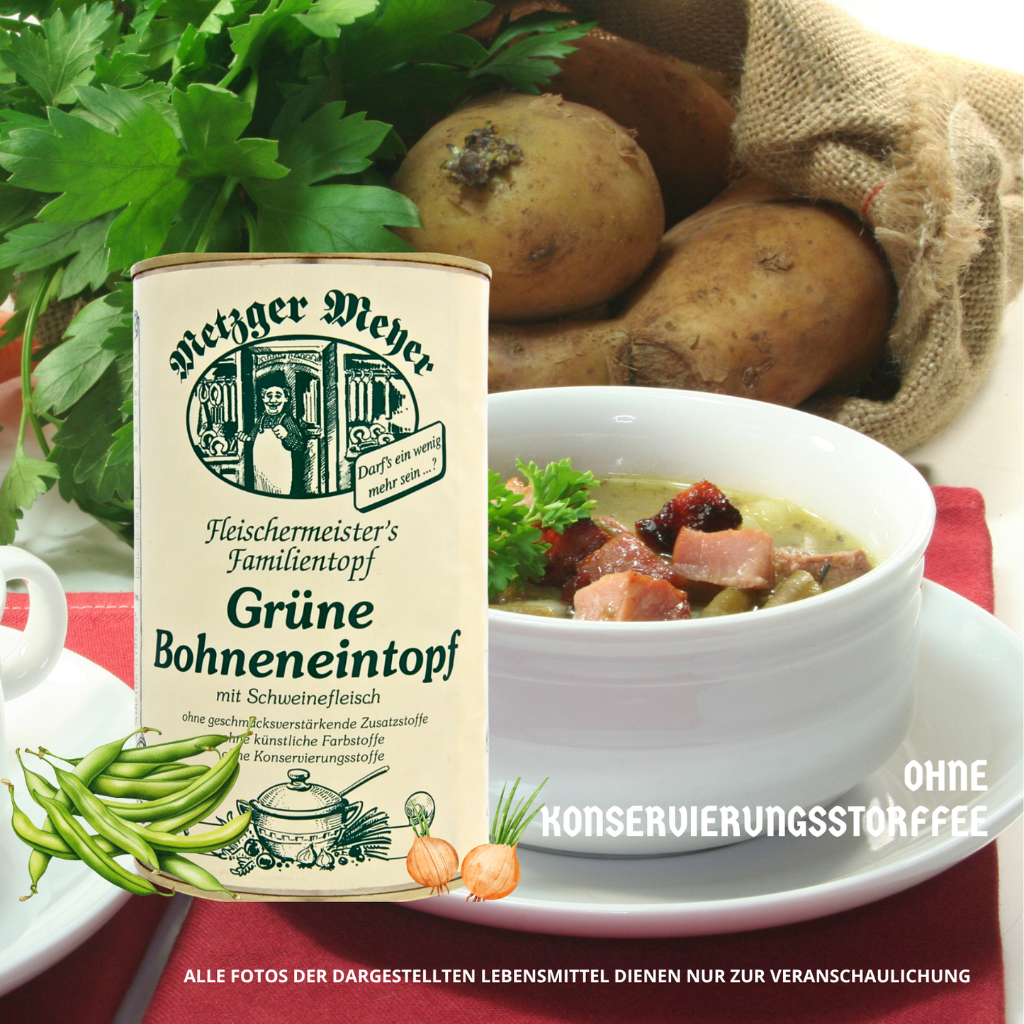 Metzger Meyer Grüne Bohneneintopf 6 x 1,2L
