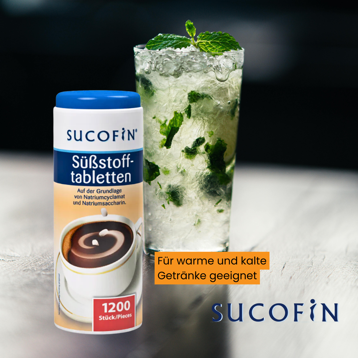 SUCOFIN Süßstoff Tabletten 20 x (1200 Stk á 72g)
