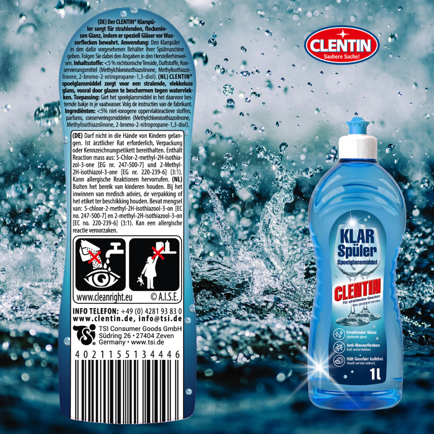CLENTIN Klarspüler 1000ml