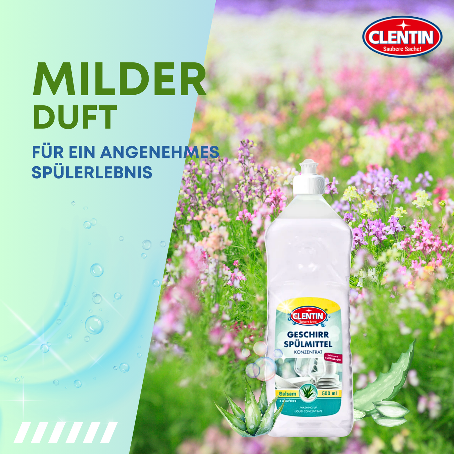 CLENTIN Spülmittel Balsam Aloe Vera 500ml