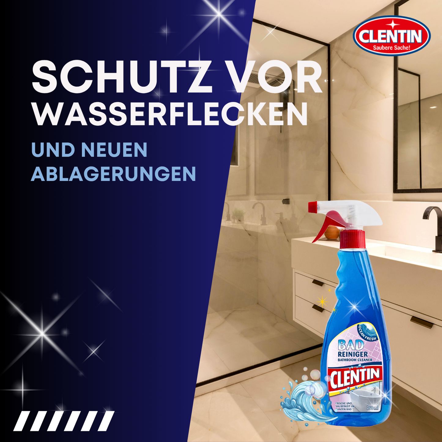 CLENTIN Badreiniger 750ml