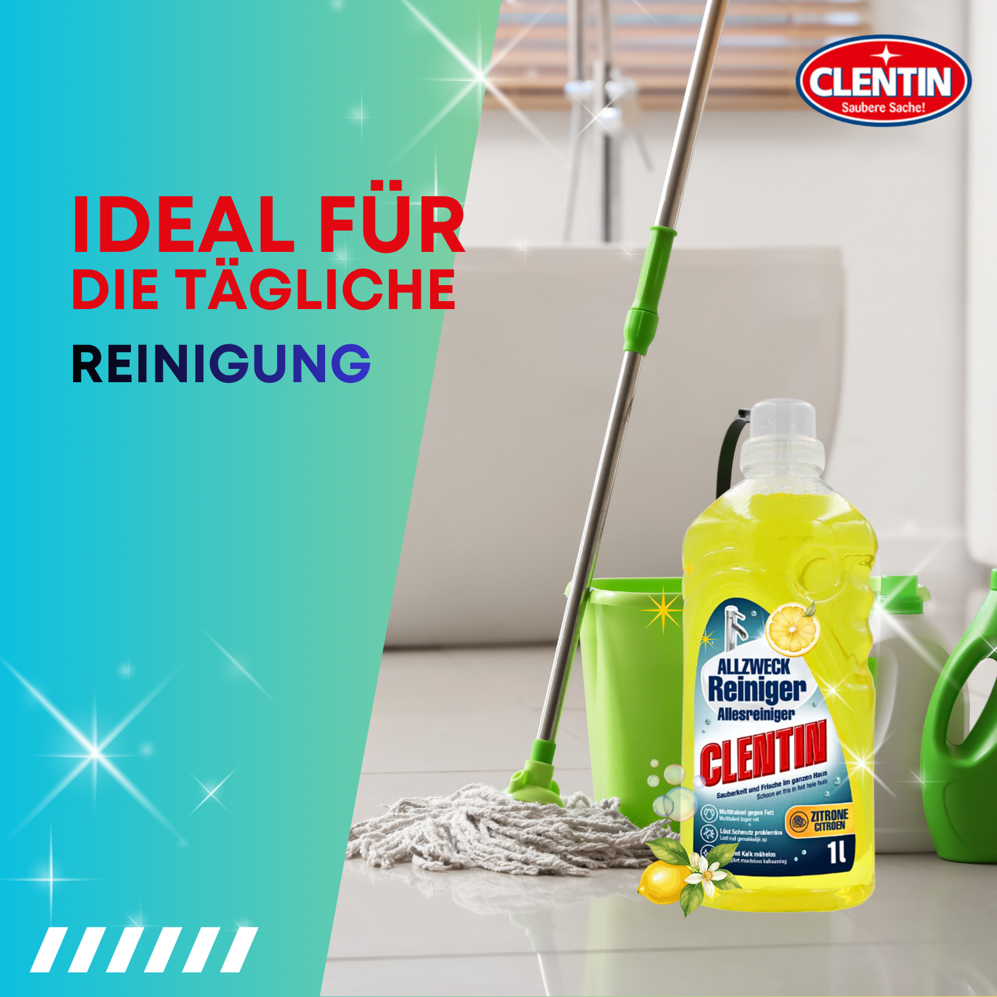 CLENTIN Allzweckreiniger Citrusfrische 1L
