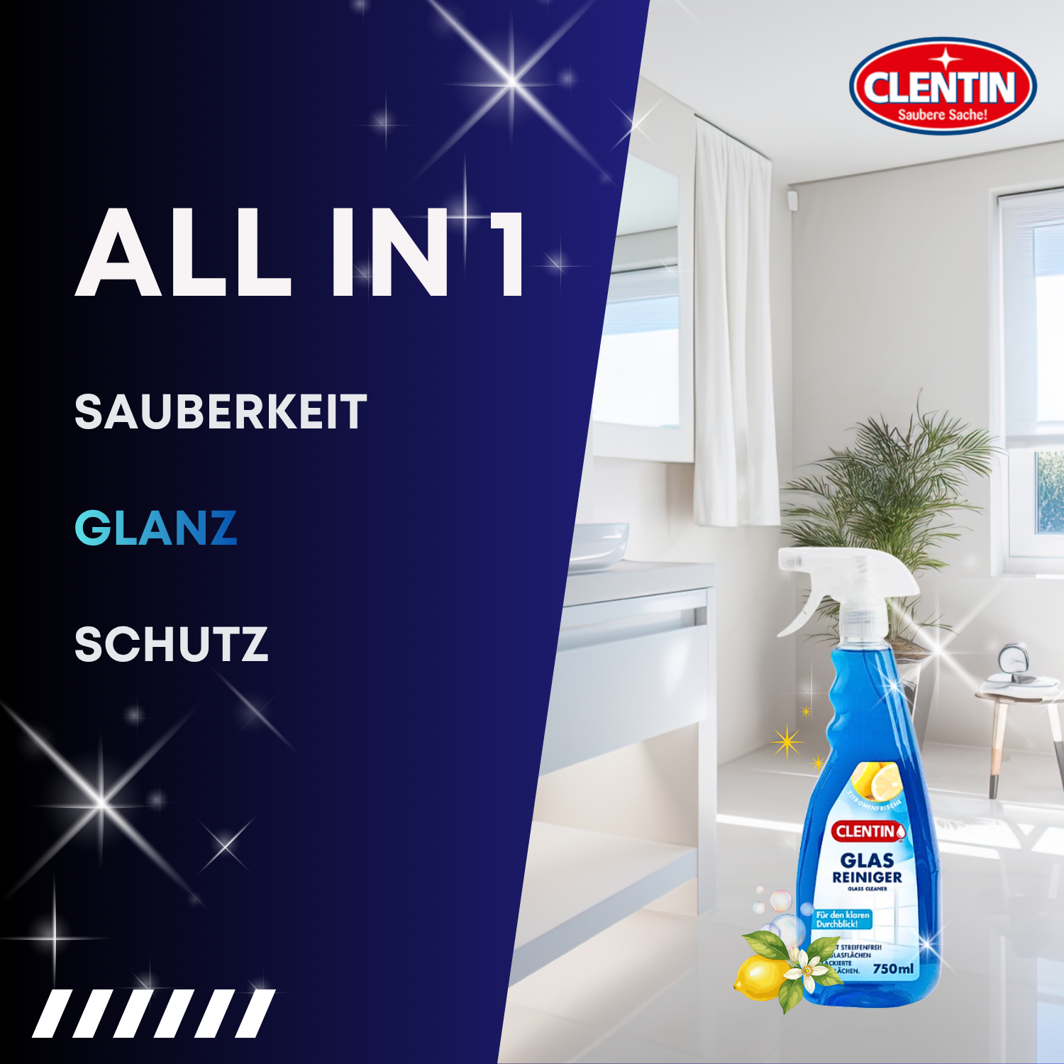 CLENTIN Glasreiniger 750ml
