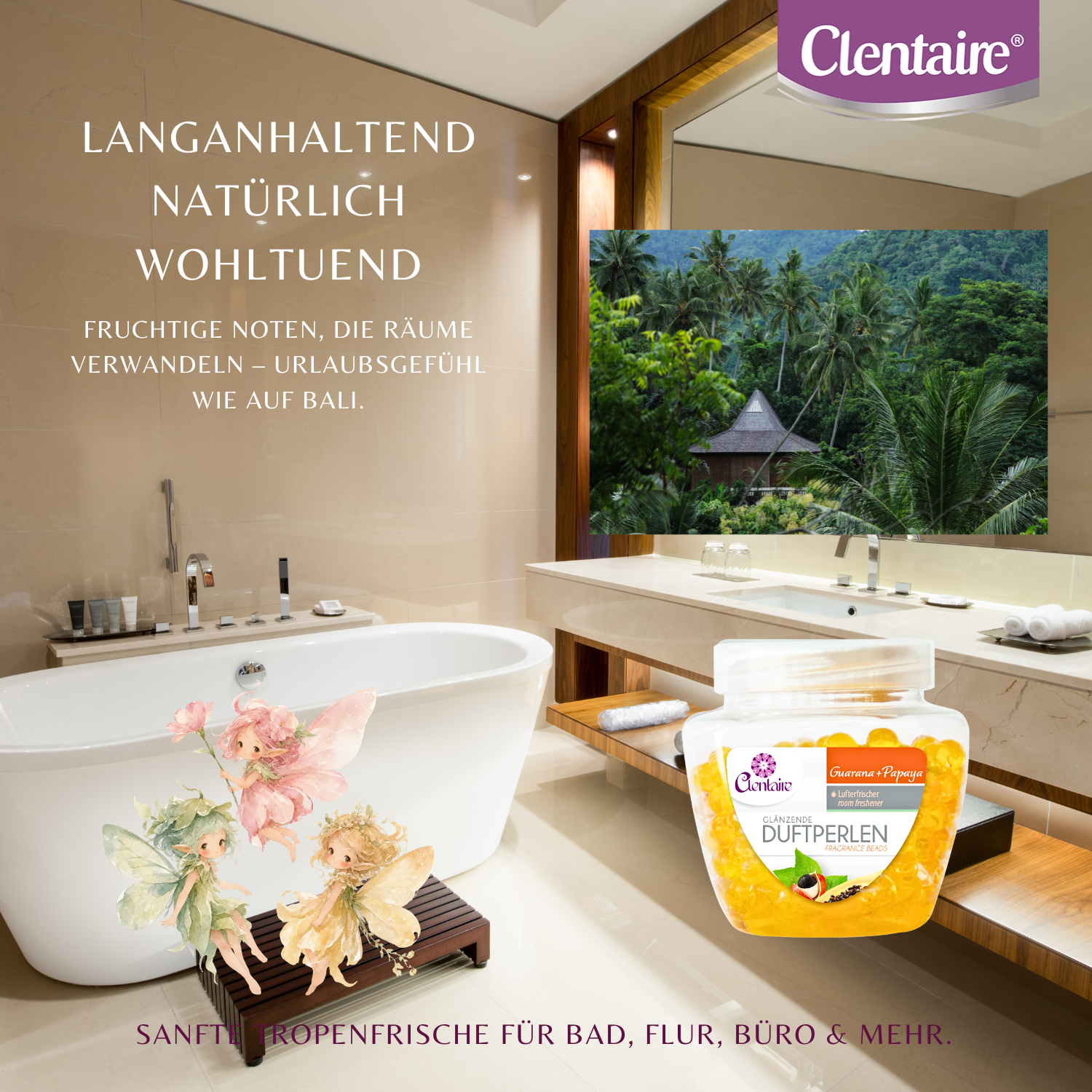 CLENTAIRE Duftperlen Guarana + Papaya 12 x 200g