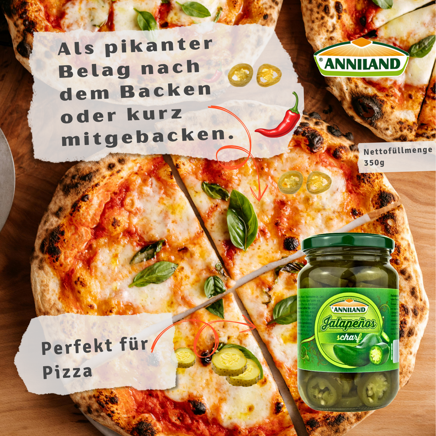 ANNILAND Jalapenos 12 x 350g
