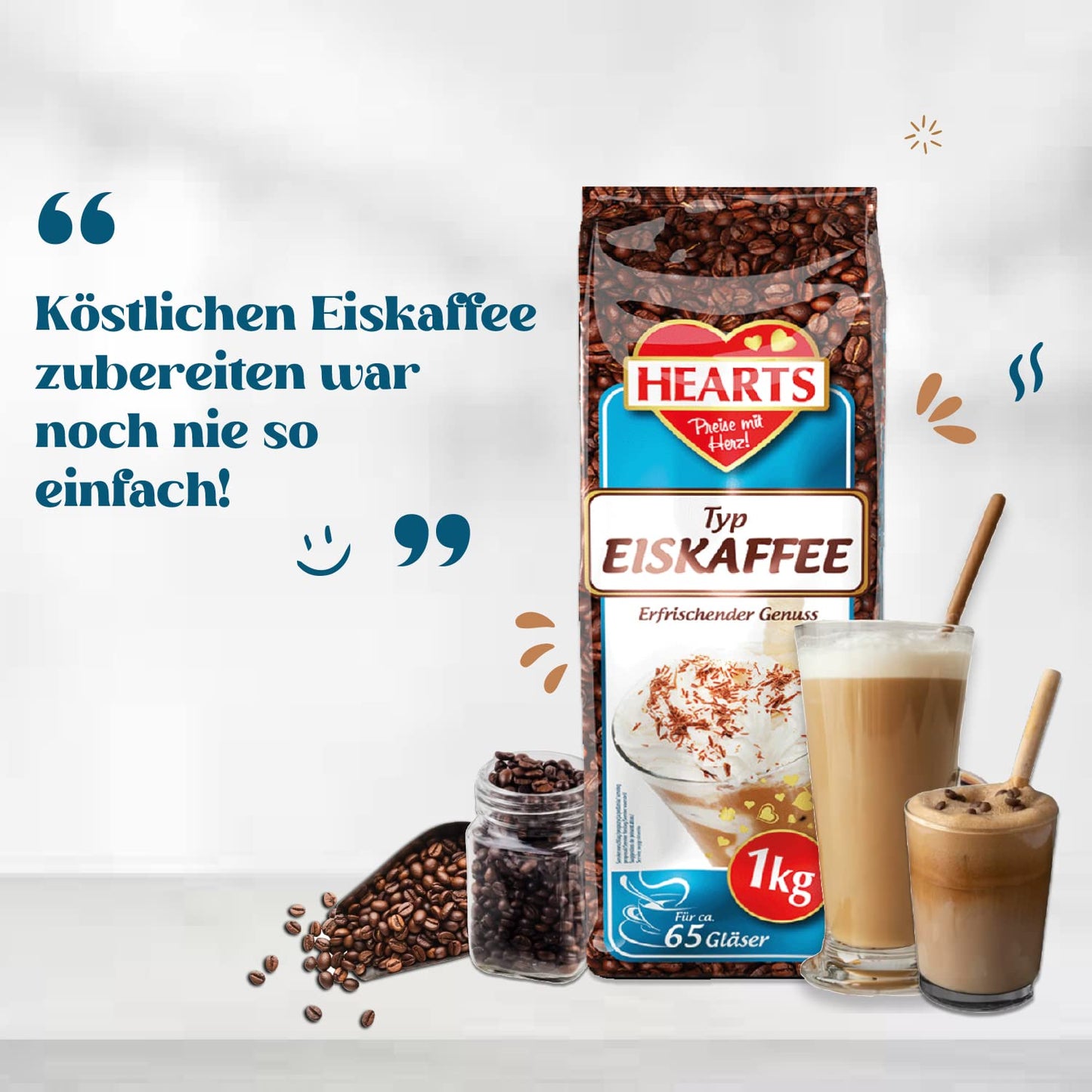 HEARTS Eiskaffee 1kg