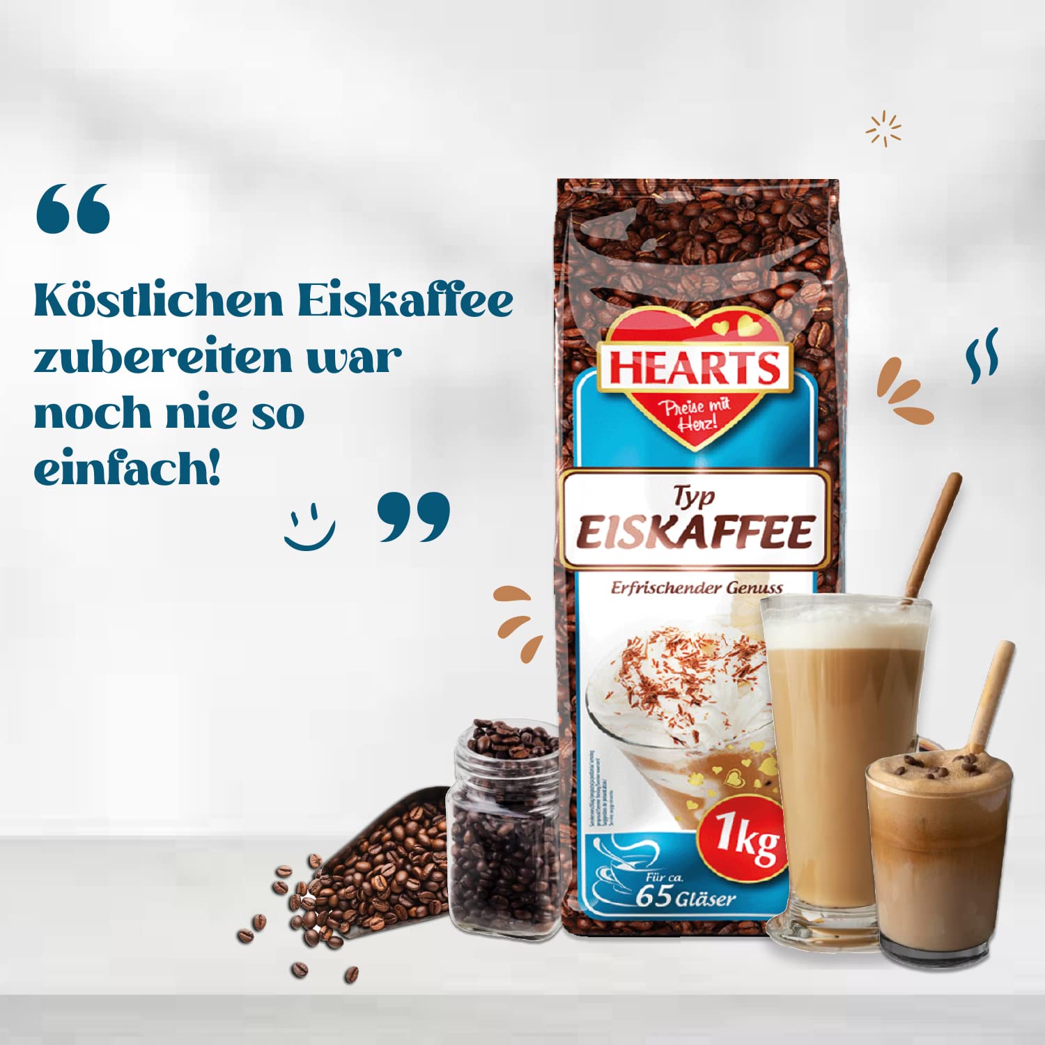 HEARTS Eiskaffee 1kg