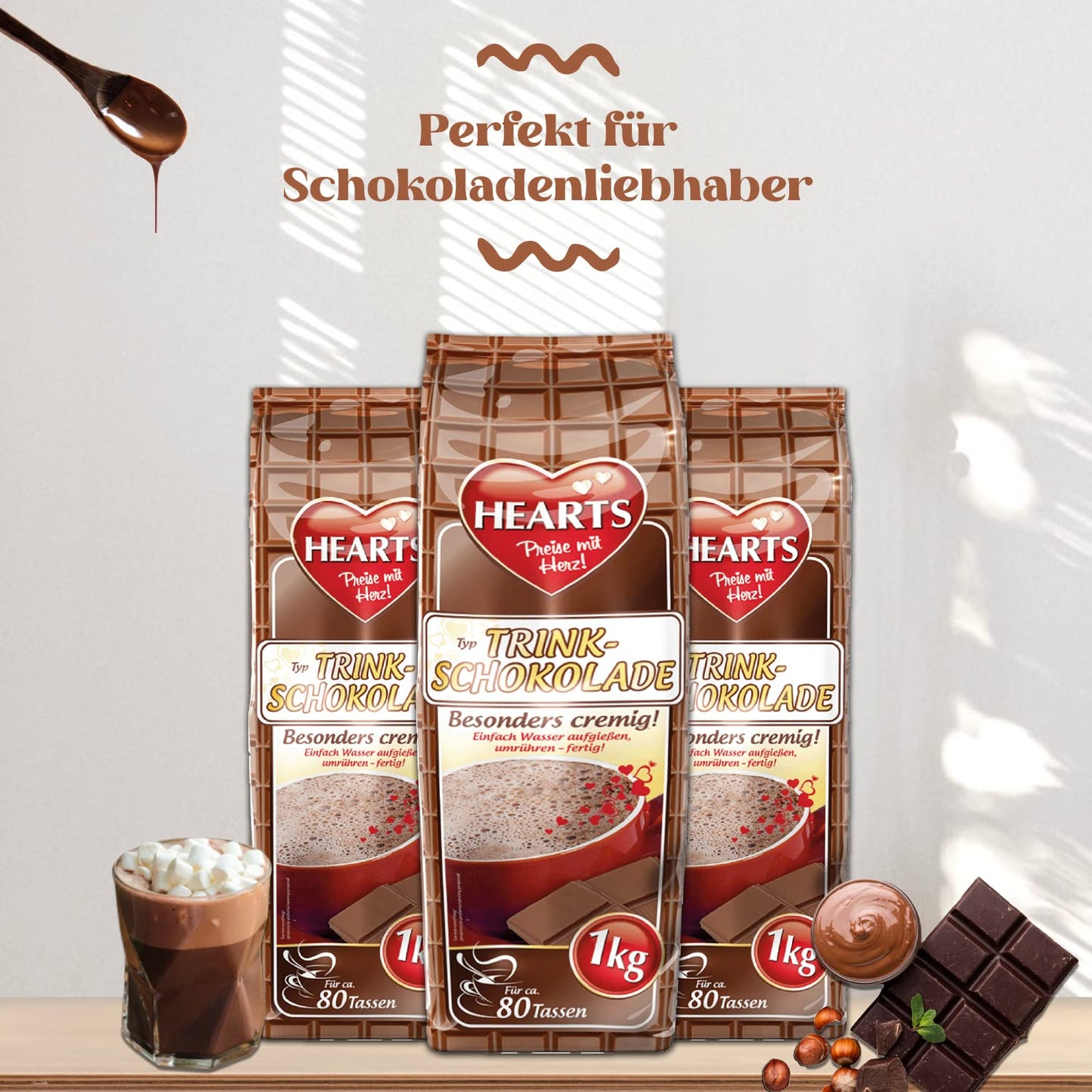 HEARTS Trinkschokolade 1kg
