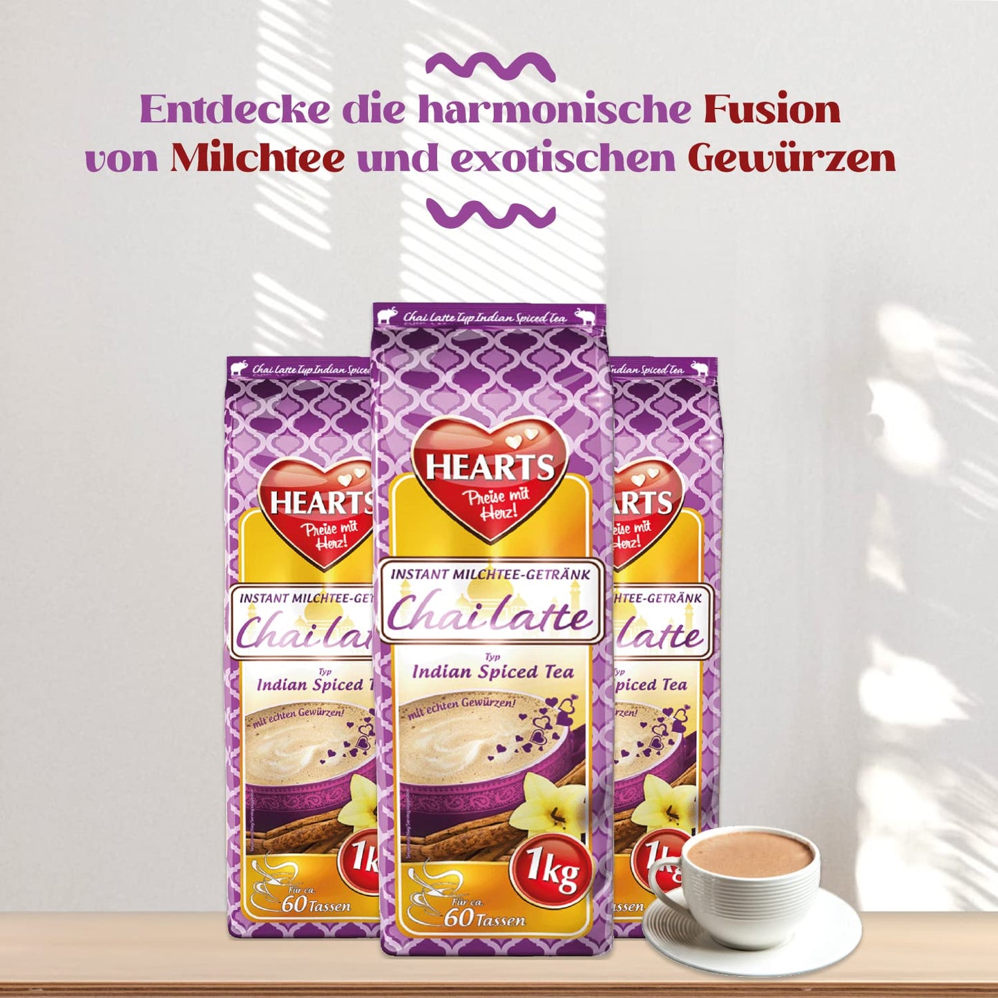 HEARTS Chai Latte 1kg
