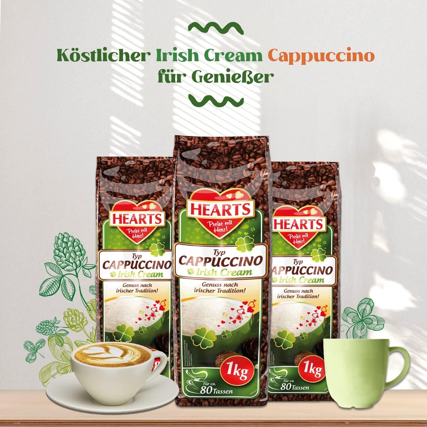 HEARTS Cappuccino Irish Cream 1kg