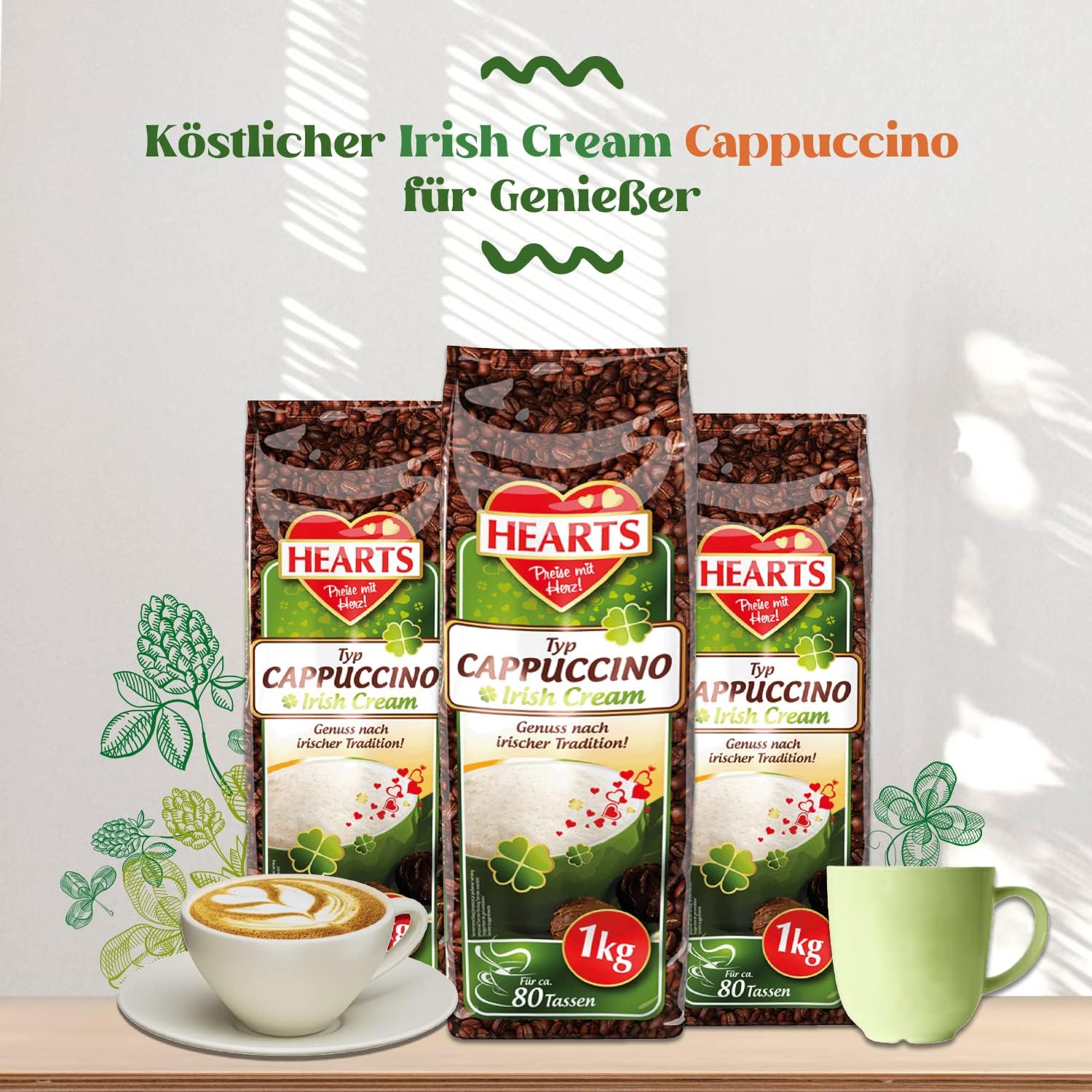 HEARTS Cappuccino Irish Cream 1kg