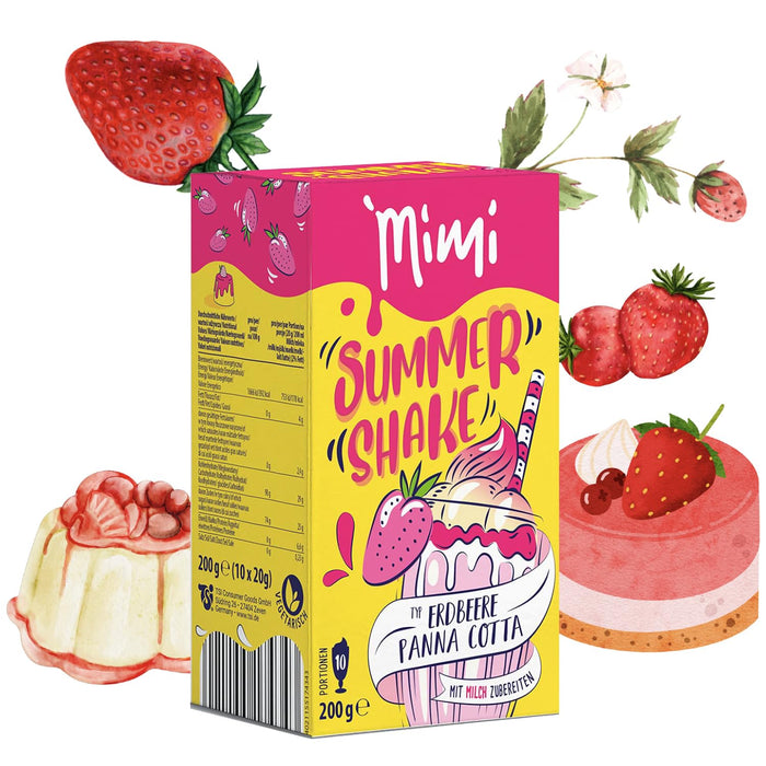 MIMI Summer Shake Erdbeer Panna Cotta 200g