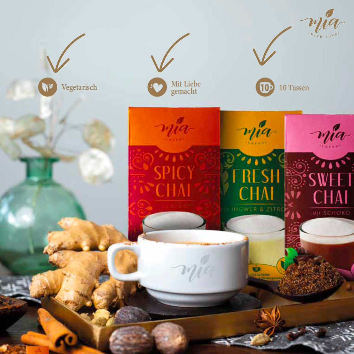 MIA Spicy Chai Classic 8 x 250g