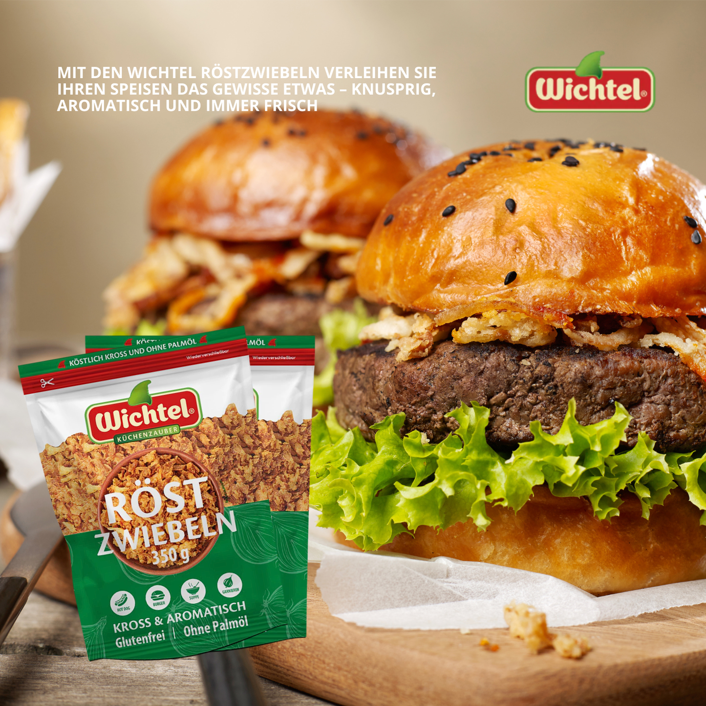WICHTEL Röstzwiebeln 16 x 350g
