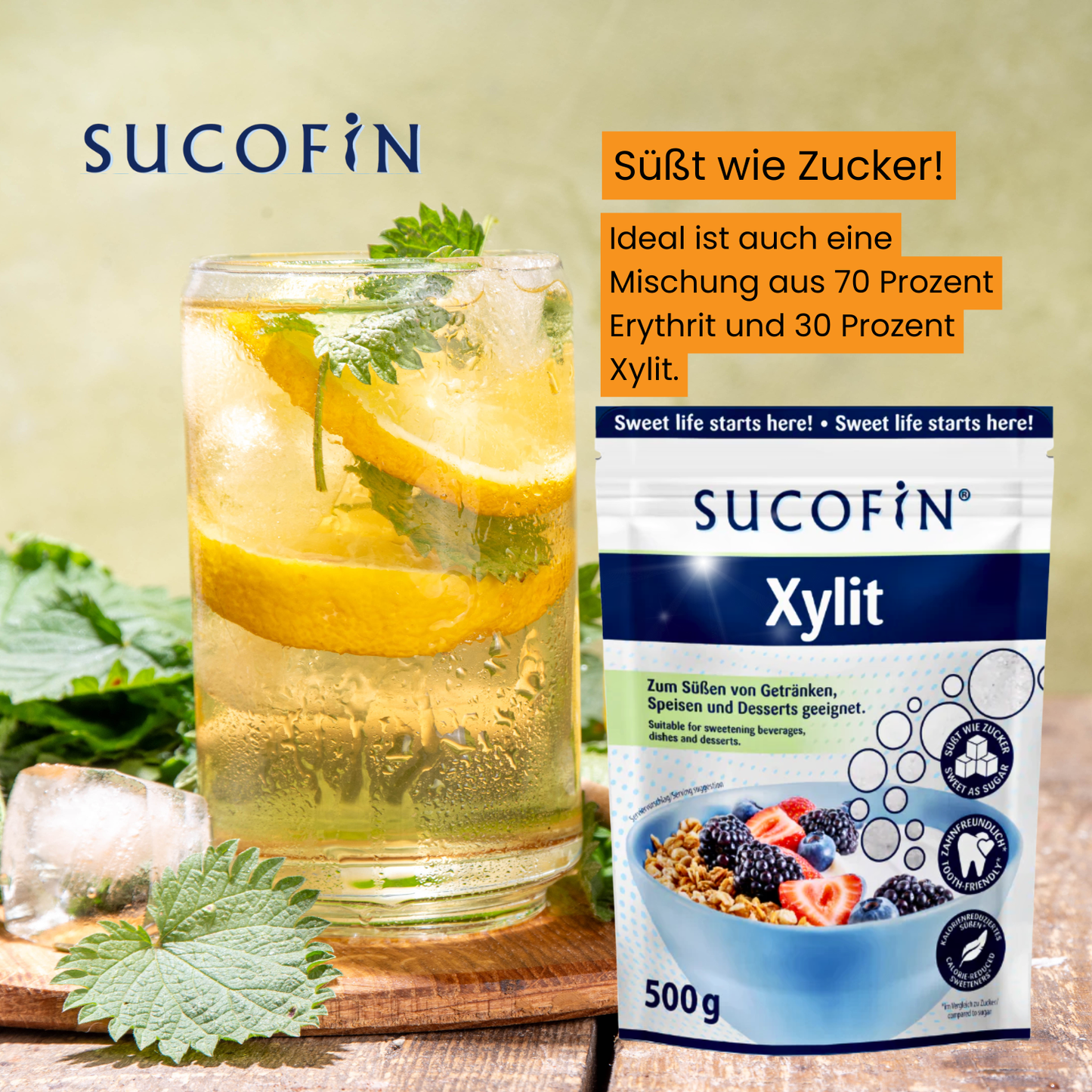 SUCOFIN Xylit 10 x 500g