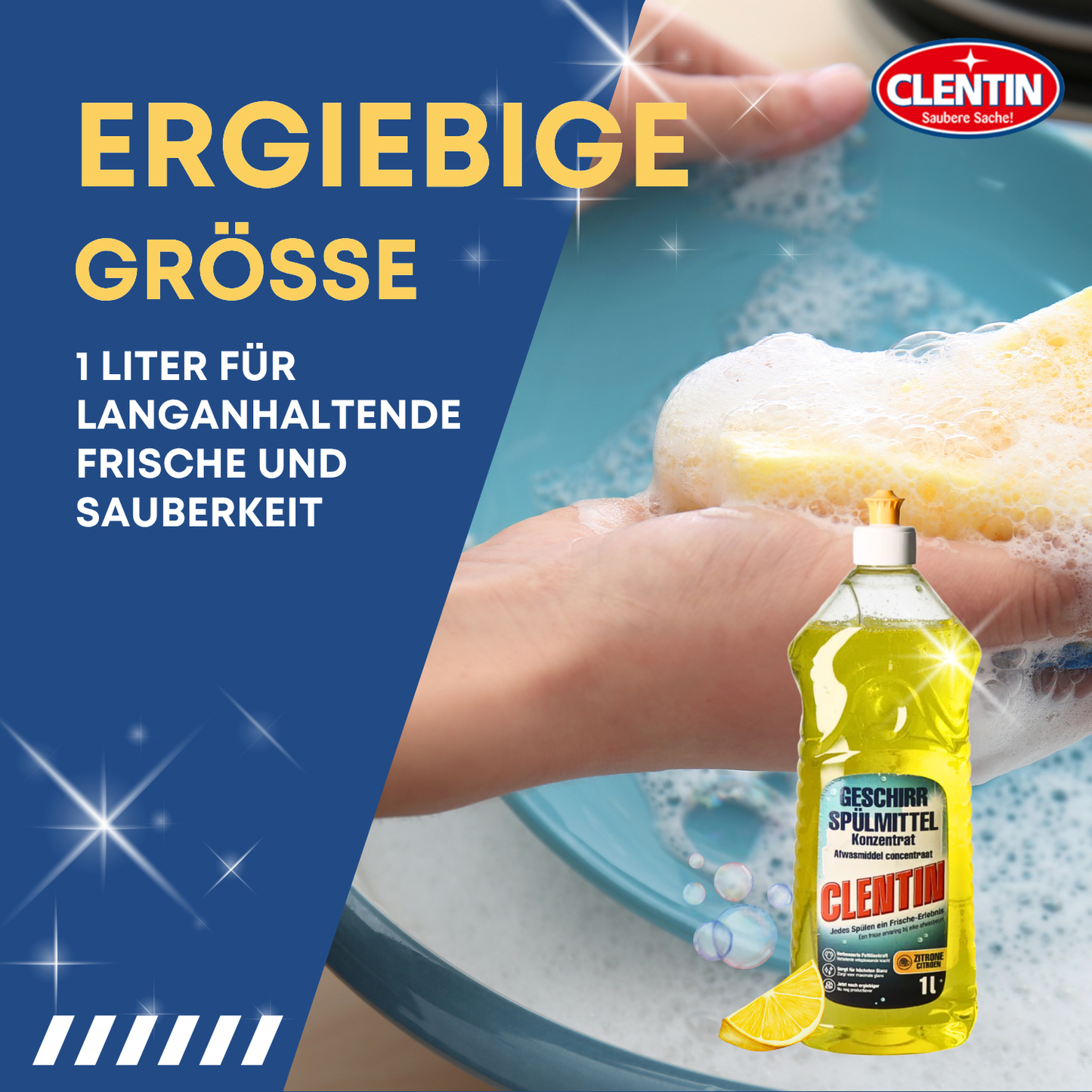CLENTIN Spülmittel Zitrone 1000ml