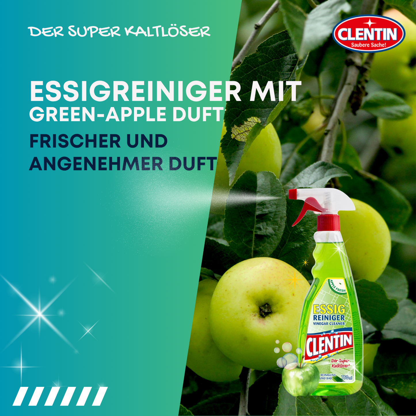 CLENTIN Essigreiniger Apfel 750ml