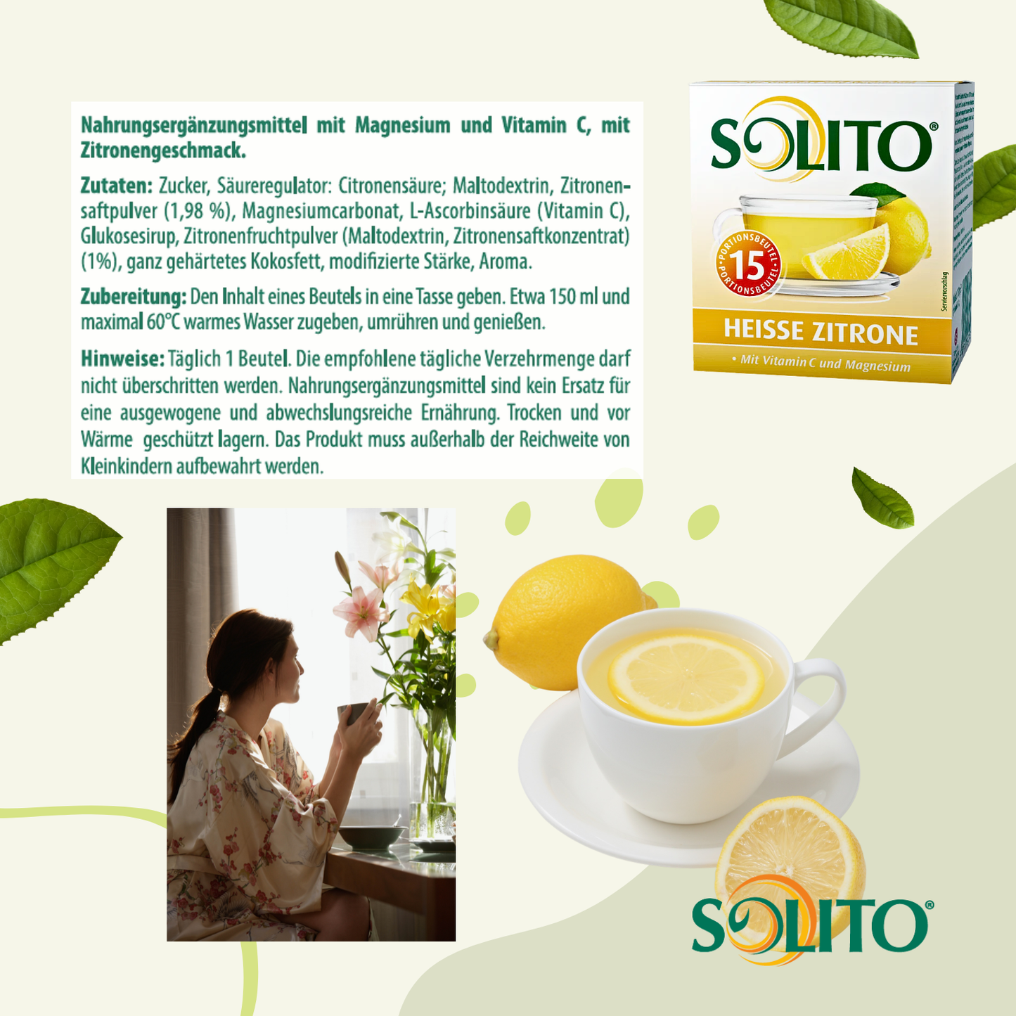 SOLITO Früchtetee Heiße Zitrone 1 x 150g