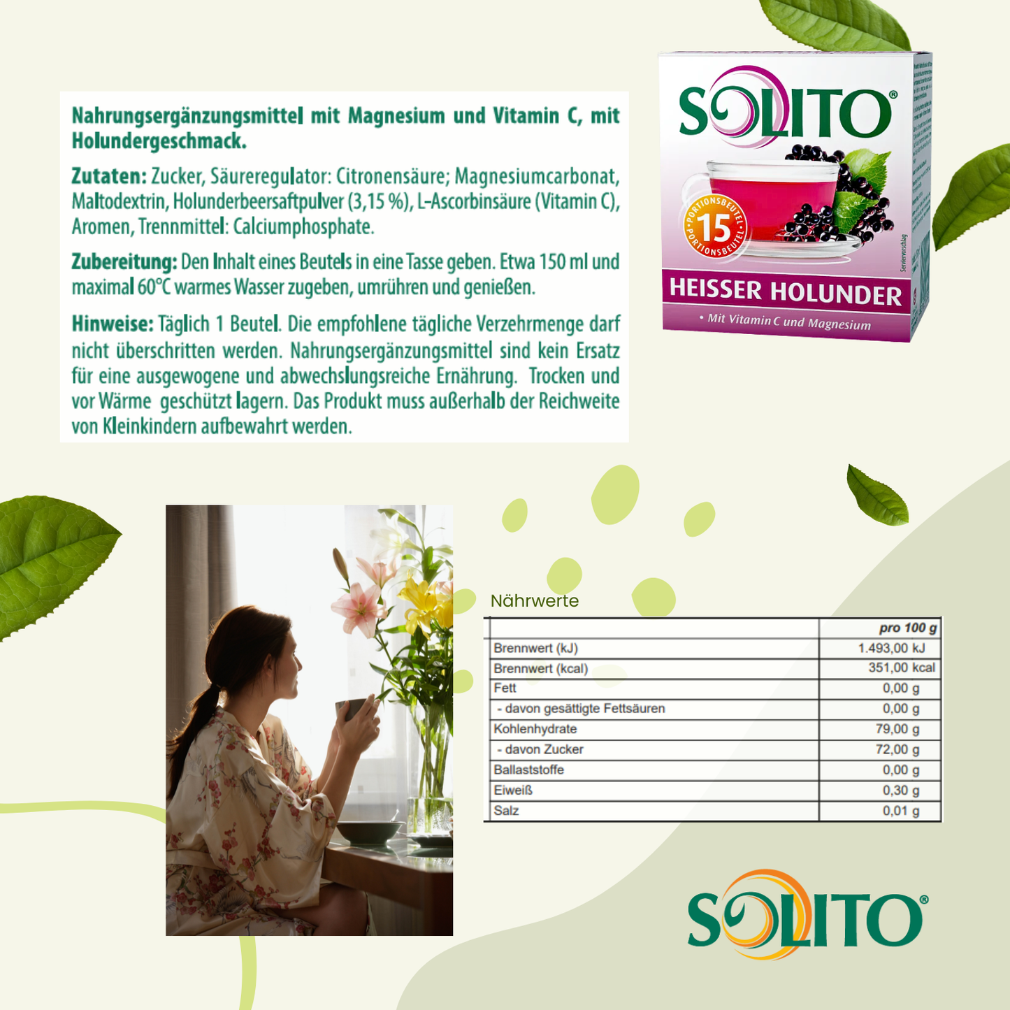SOLITO Heißer Holunder 1 x 150g