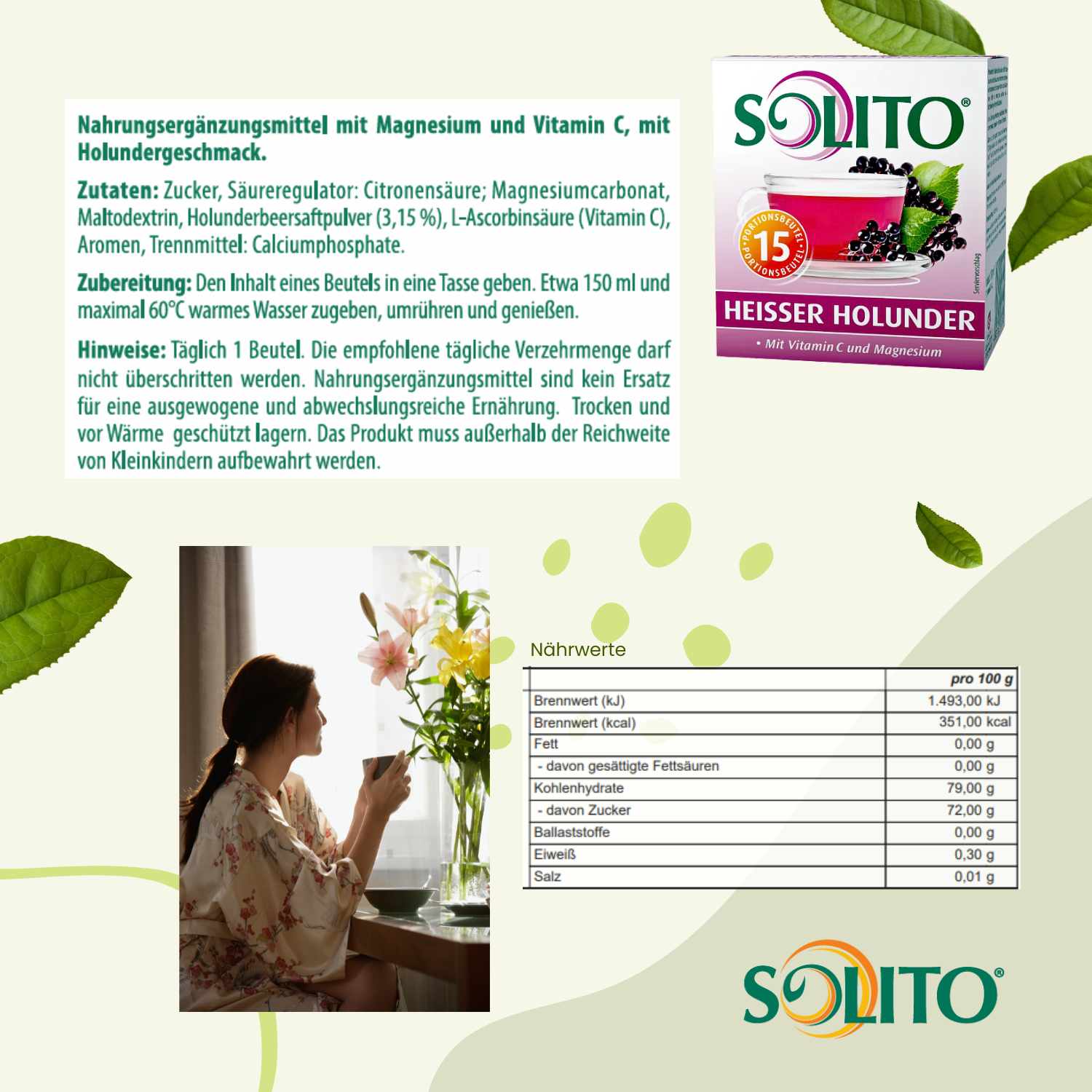 SOLITO Heißer Holunder 1 x 150g