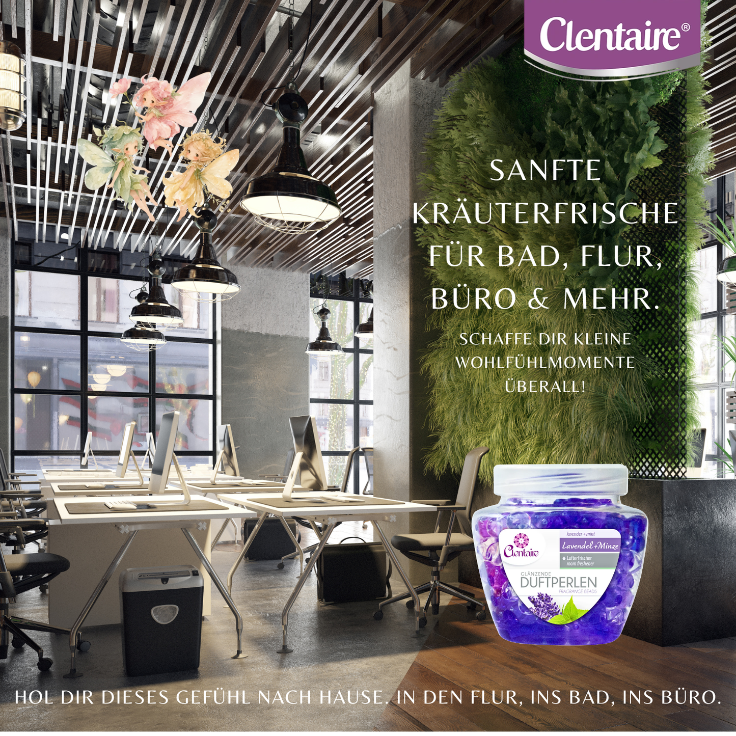 CLENTAIRE Duftperlen Lavendel + Minze 12 x 200g