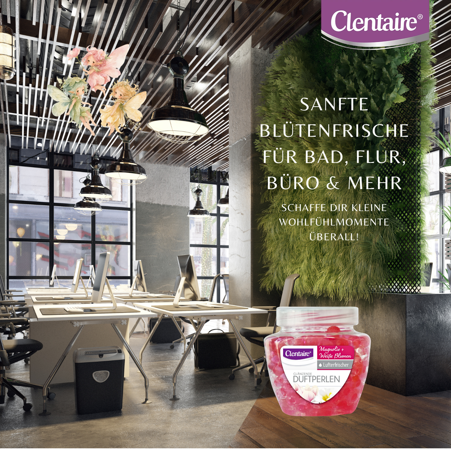 CLENTAIRE Duftperlen Magnolie + Weiße Blumen 12 x 200g