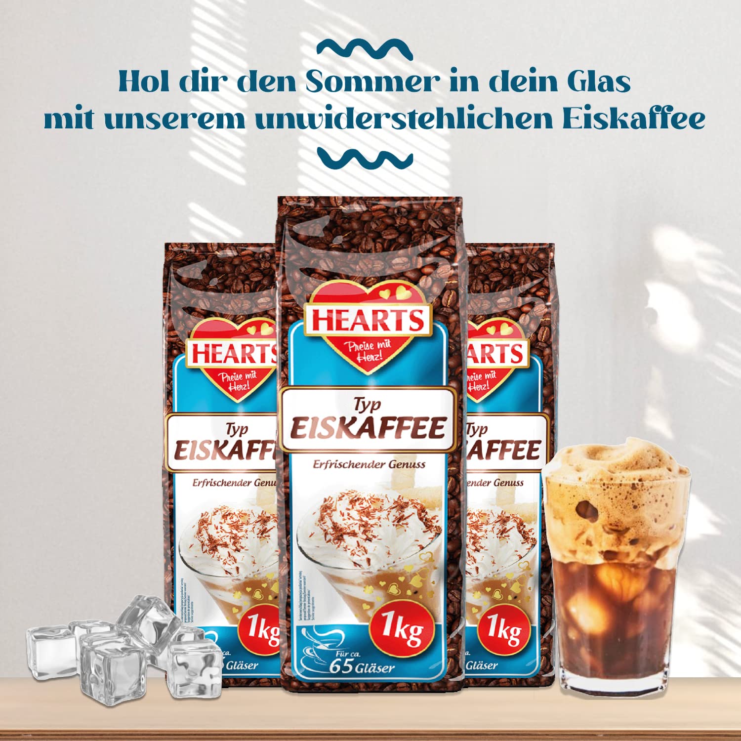 HEARTS Eiskaffee 1kg