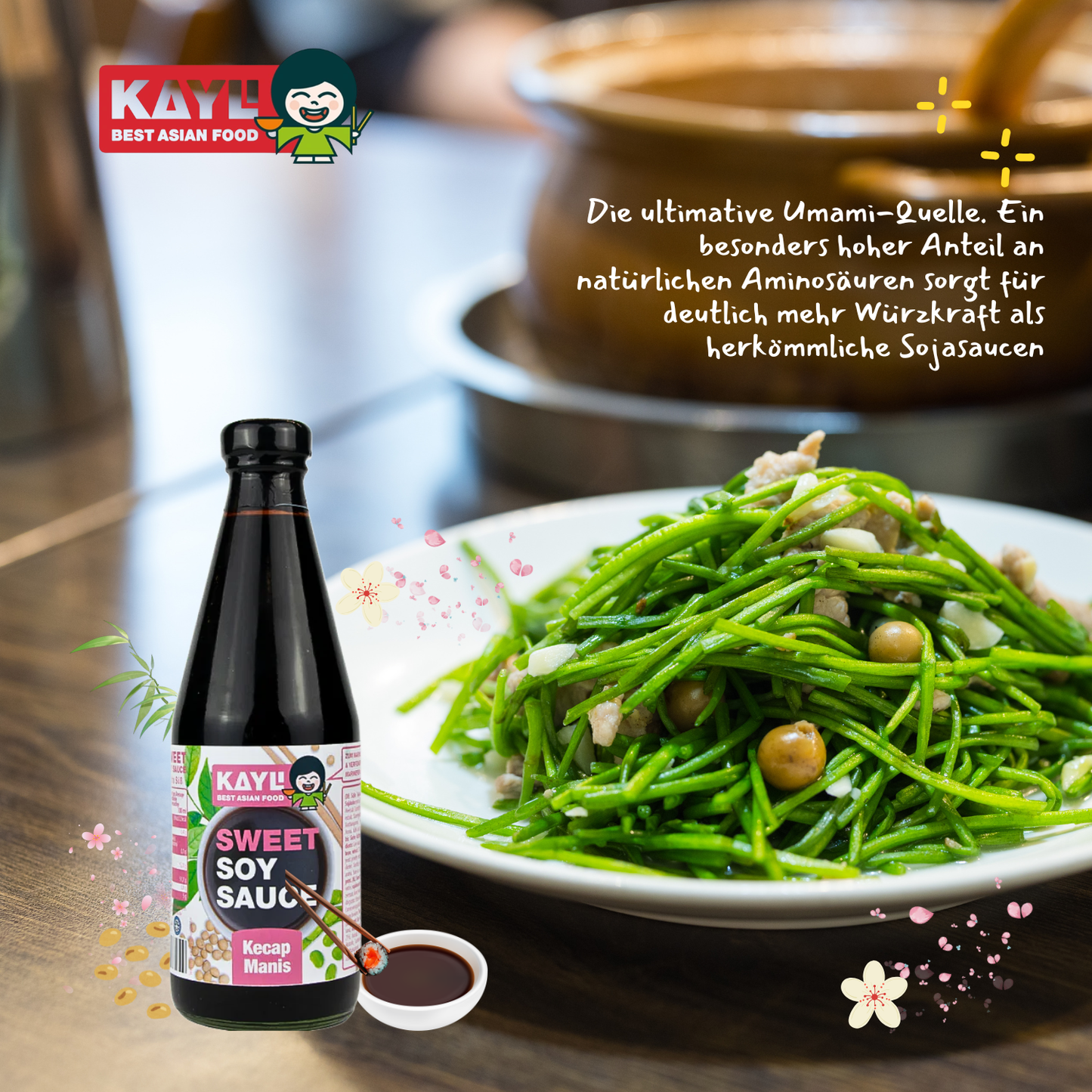 KAY LI Süße Sojasauce 420ml