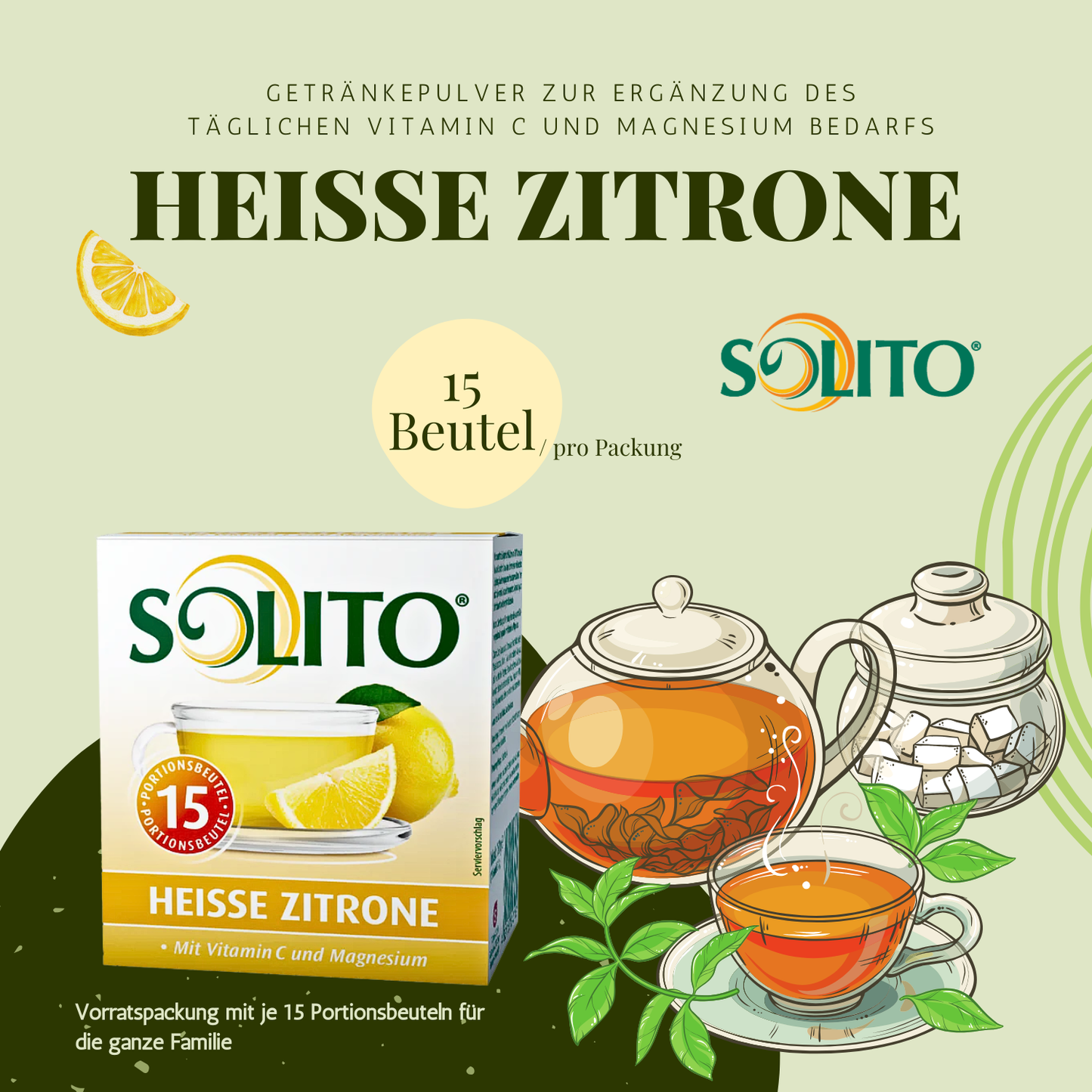 SOLITO Früchtetee Heiße Zitrone 1 x 150g