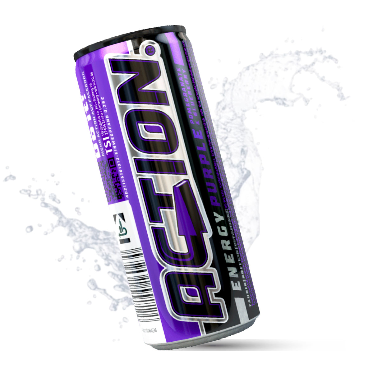 Action Grape Color ACTION Purple - 24 x 500ml Vorteilspack – Dailyshop24.de