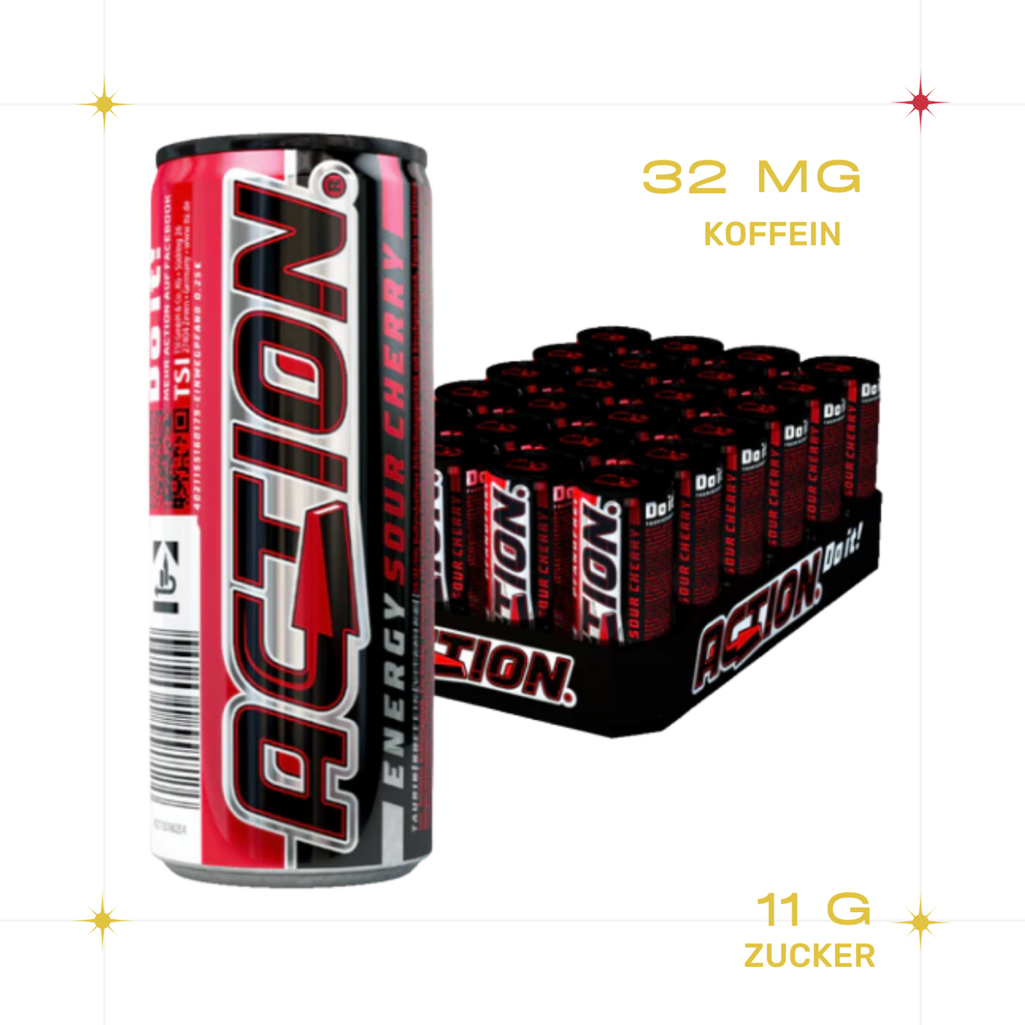 ACTION Sour Cherry - 24 x 250ml