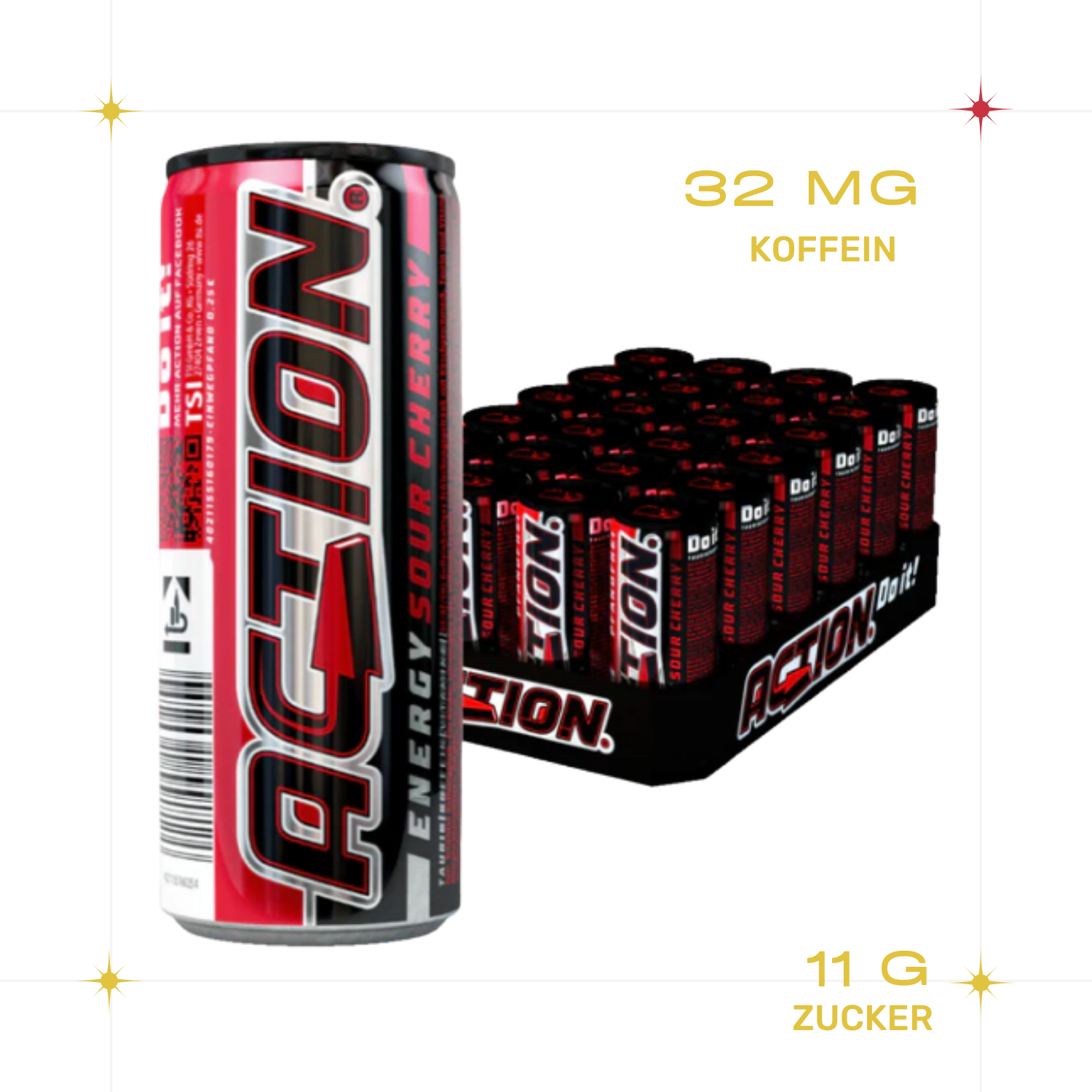 ACTION Sour Cherry - 24 x 250ml