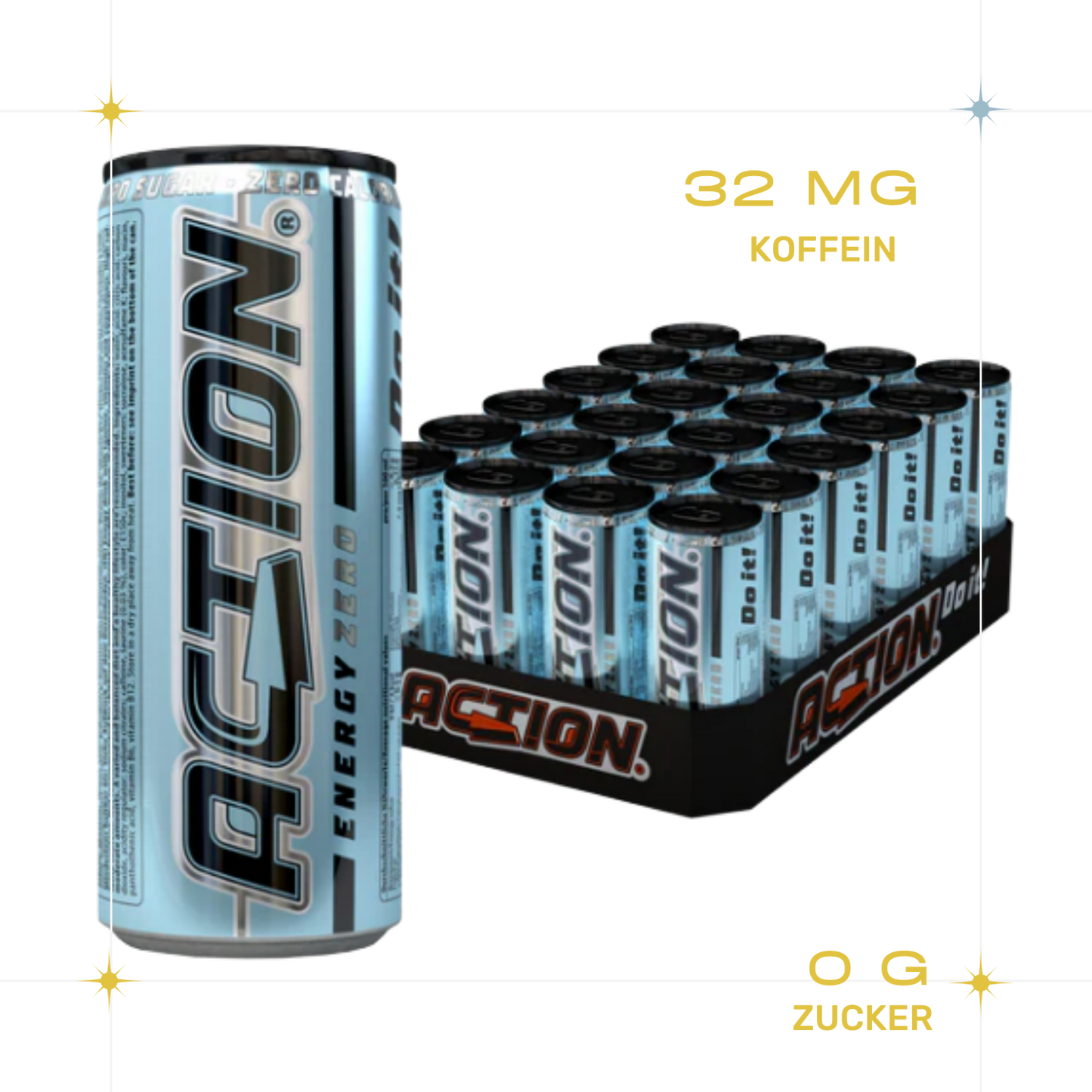 ACTION Sugarfree - 24 x 250ml