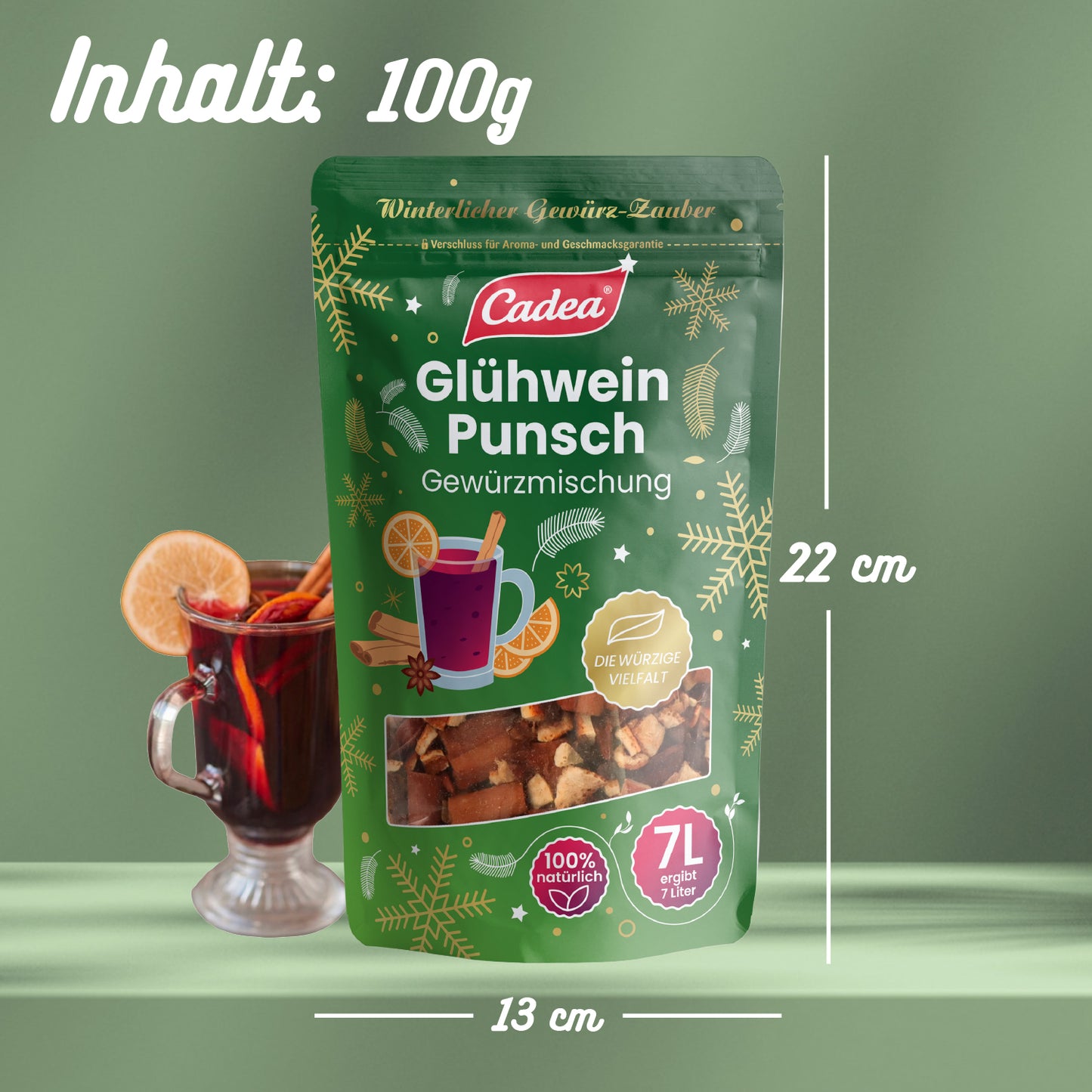CADEA Glühweingewürz 8 x 100g