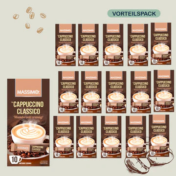 MASSIMO Alle Sorte - Vorteilspack MASSIMO Cappuccino Classico 16 x 125g