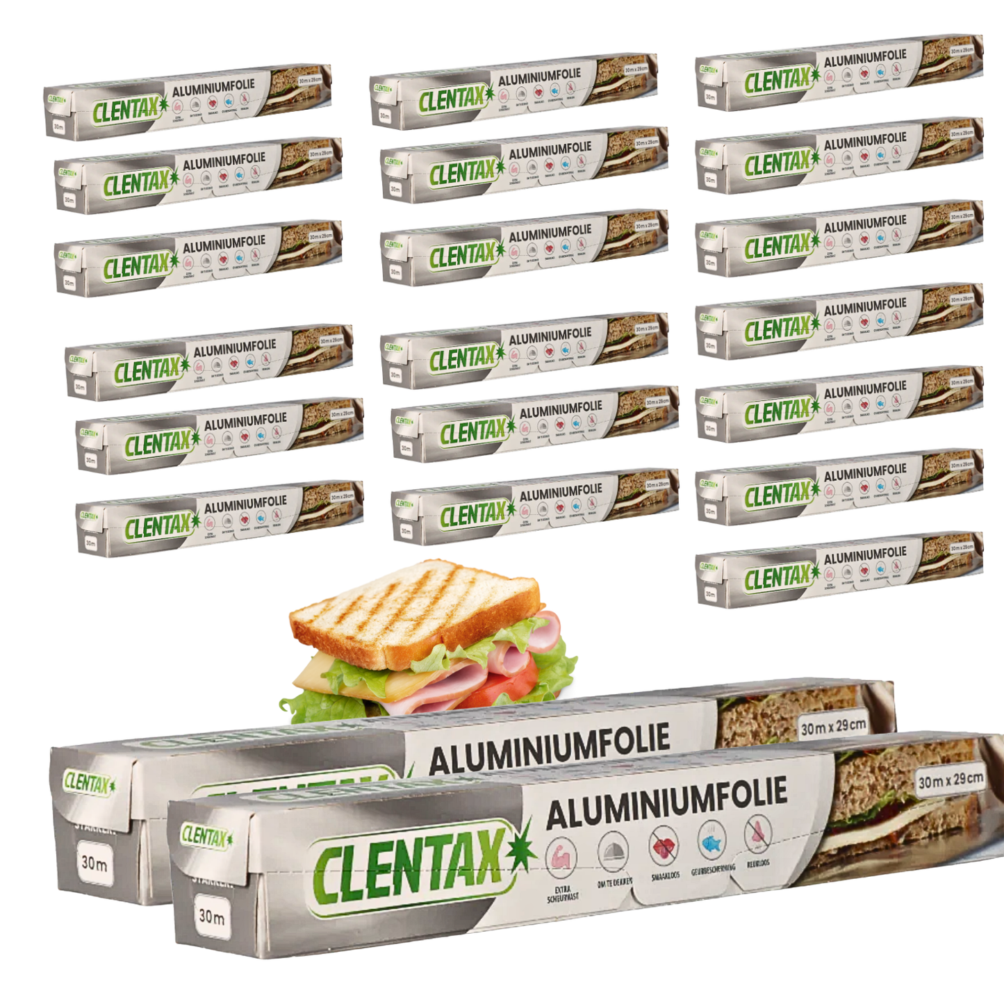 CLENTAX Alufolie 24 x 30m