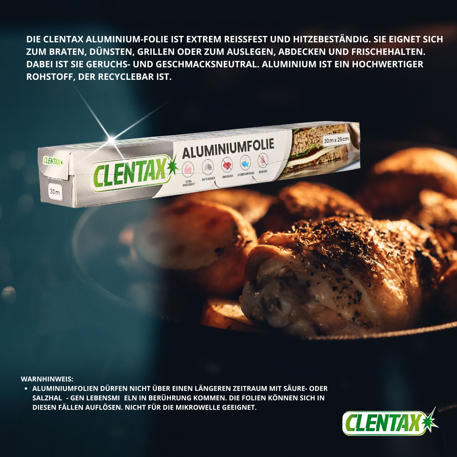 CLENTAX Alufolie 30m