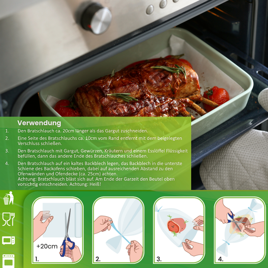 CLENTAX Bratschlauch 3m x 20 Stk