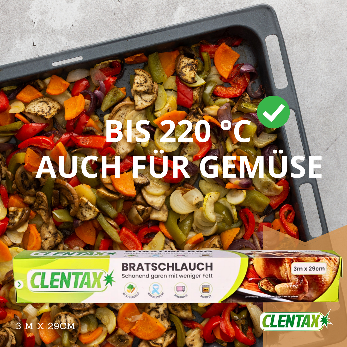 CLENTAX Bratschlauch 3m